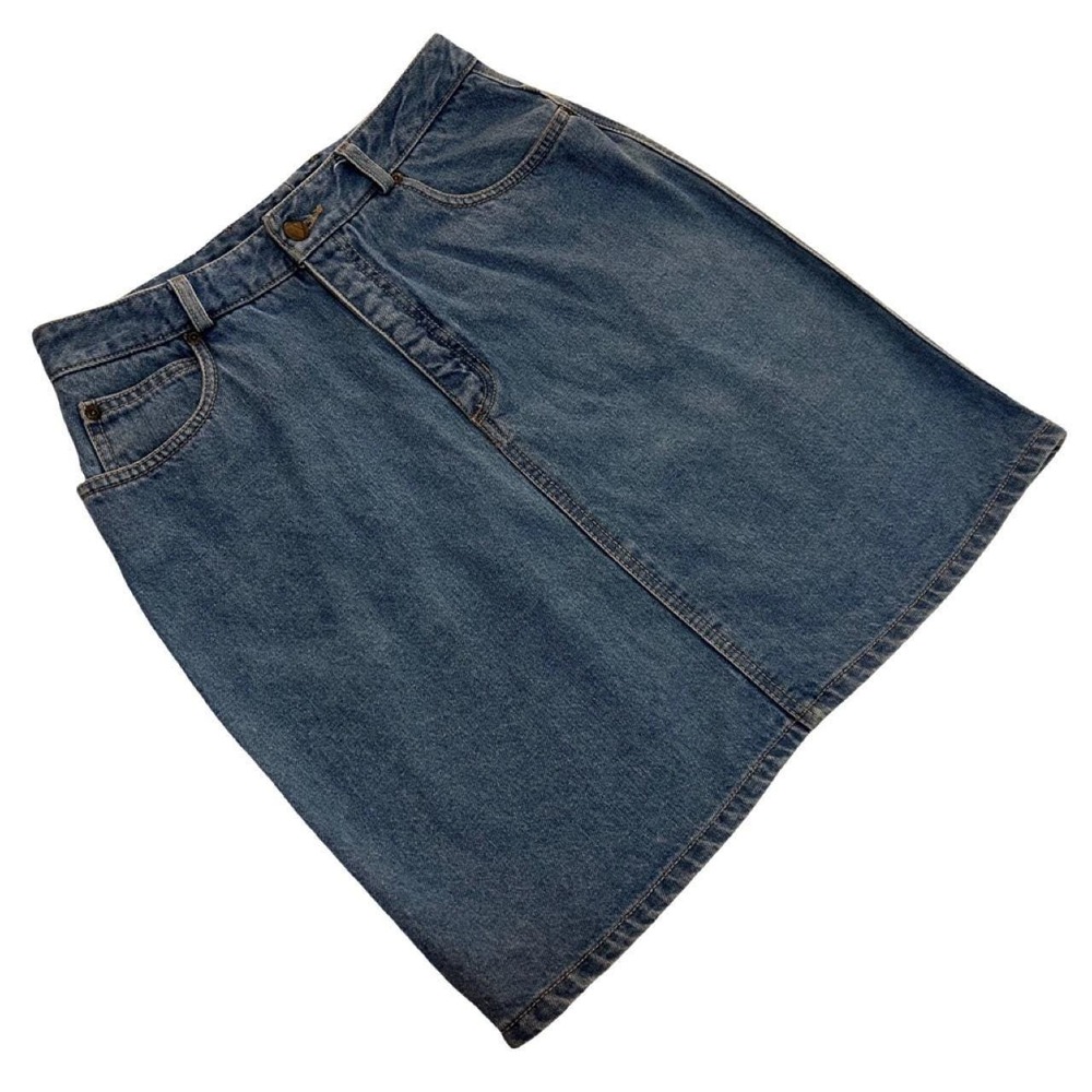 Vintage Liz Claiborne Blue Jean Denim Skirt